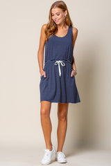 Navy Stripe Dress