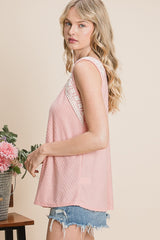 Boho Tank-Blush