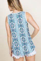 Paisley Print Tank