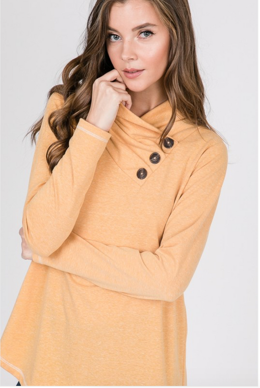 Sunny Side Cowl Neck