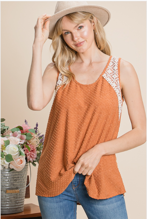 Boho Tank-Pumpkin